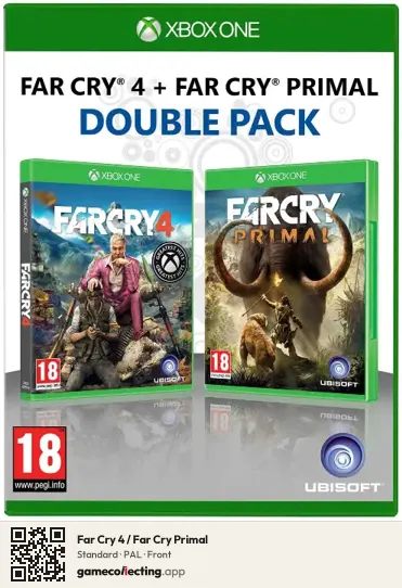 Far Cry 4 / Far Cry Primal Xbox One, PAL box front