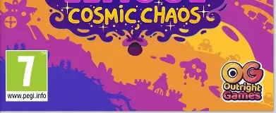 DC's Justice League: Cosmic Chaos, the PEGI square on its front