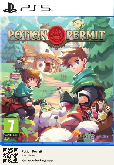 Potion Permit PlayStation 5, PAL box front