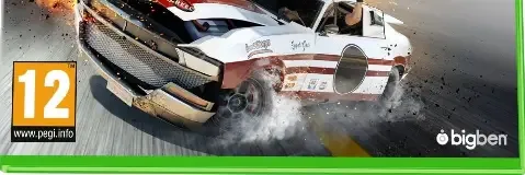 FlatOut 4: Total Insanity, the PEGI square on its front