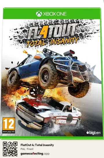 FlatOut 4: Total Insanity Xbox One, PAL box front
