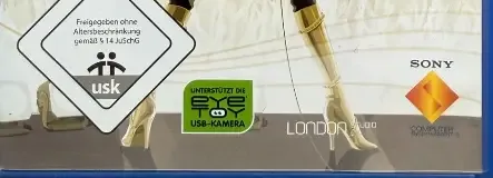 SingStar Legends, the USK square on its front