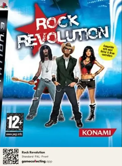 Rock Revolution PlayStation 3, PAL box front