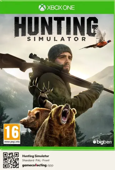 Hunting Simulator Xbox One, PAL box front