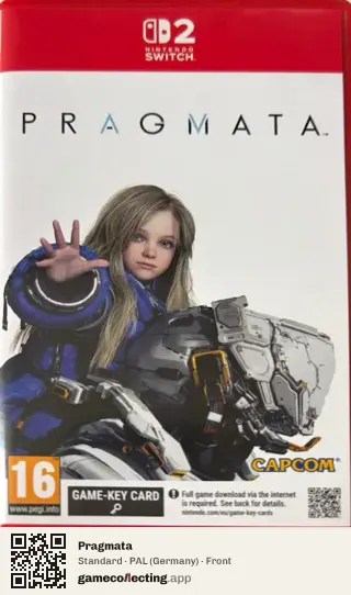 Pragmata Nintendo Switch 2, Germany box front
