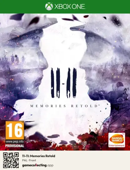 11-11: Memories Retold Xbox One, PAL box front