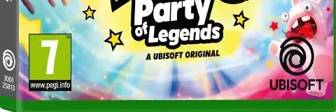 Rabbids: Party of Legends, the PEGI square on its front