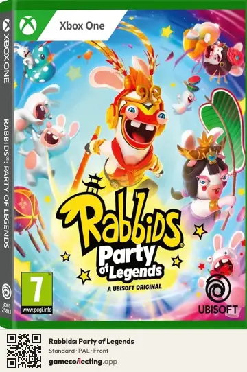 Rabbids: Party of Legends Xbox One, PAL box front