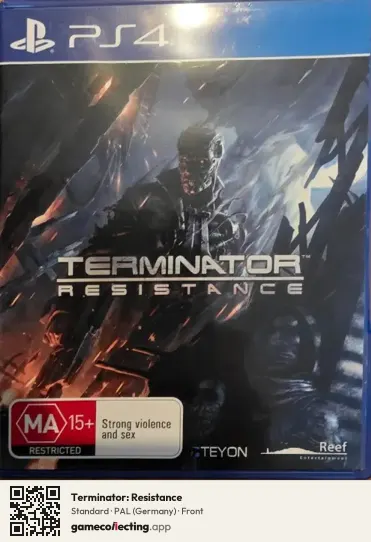 Terminator: Resistance PlayStation 4, Germany box front