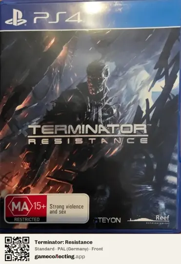 Terminator: Resistance PlayStation 4, Germany box front