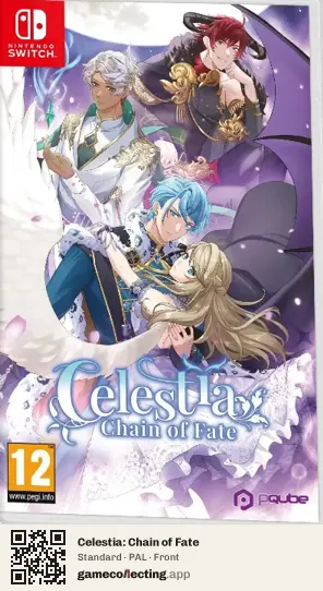 Celestia: Chain of Fate Nintendo Switch, PAL box front