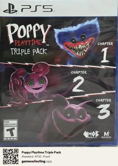 Poppy Playtime Triple Pack PlayStation 5, NTSC box front