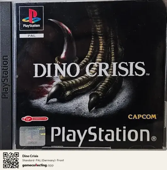 Dino Crisis PlayStation, Germany box front