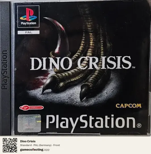 Dino Crisis PlayStation, Germany box front