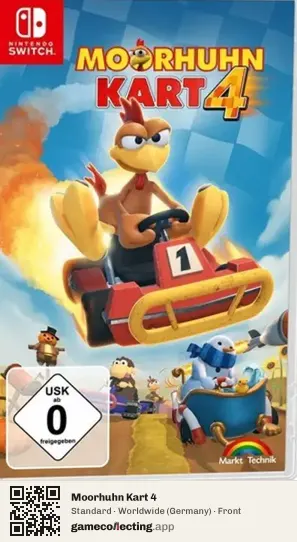 Moorhuhn Kart 4 Nintendo Switch, Germany box front