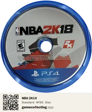 NBA 2K18 PlayStation 4, NTSC disc