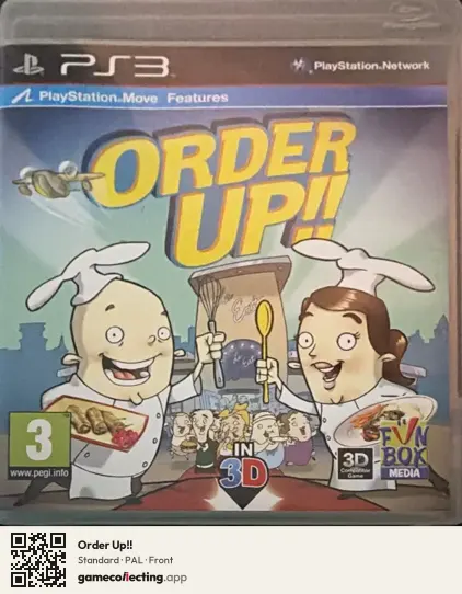Order Up!! PlayStation 3, PAL box front