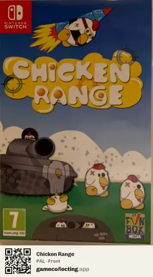 Chicken Range Nintendo Switch, PAL box front