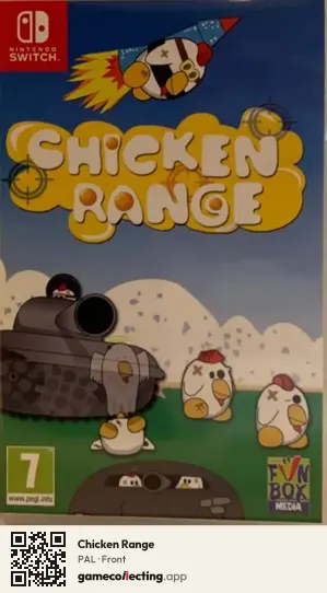 Chicken Range Nintendo Switch, PAL box front
