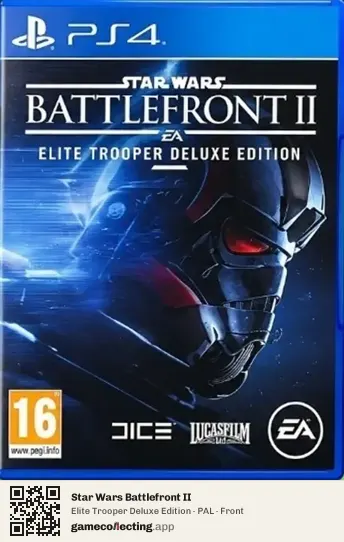 Star Wars Battlefront II PlayStation 4, PAL box front