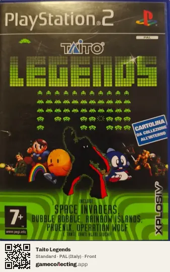 Taito Legends PlayStation 2, Italy box front