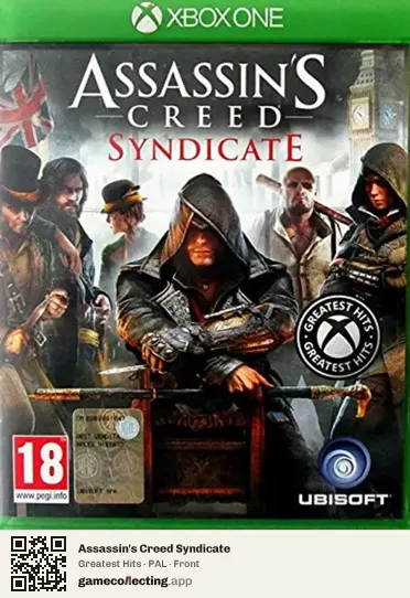 Assassin's Creed Syndicate Xbox One, PAL box front