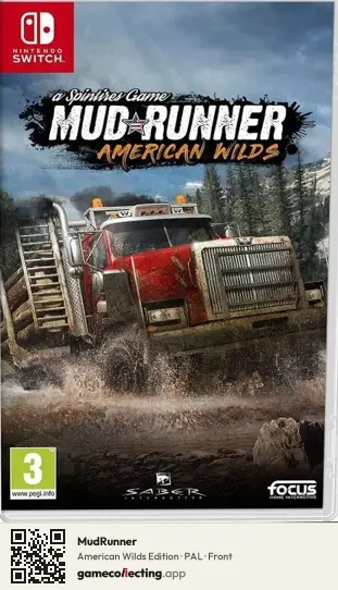 MudRunner Nintendo Switch, PAL box front