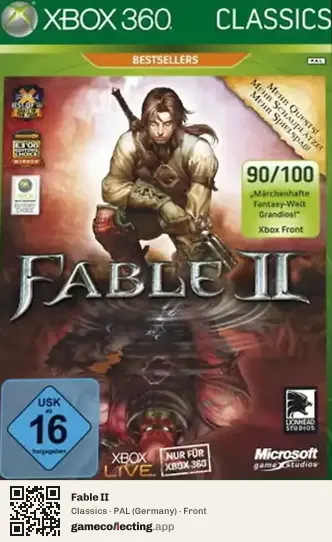 Fable II Xbox 360, Germany box front