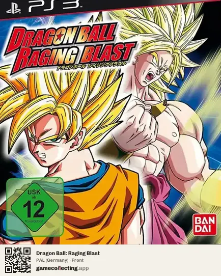 Dragon Ball: Raging Blast PlayStation 3, Germany box front