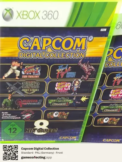 Capcom Digital Collection Xbox 360, Germany box front