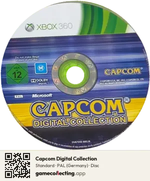 Capcom Digital Collection Xbox 360, PAL disc