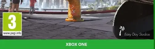 Skater XL, the PEGI square on its front