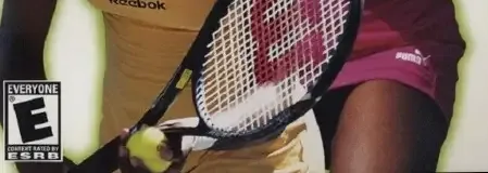 Virtua Tennis 2, the ESRB box on its front