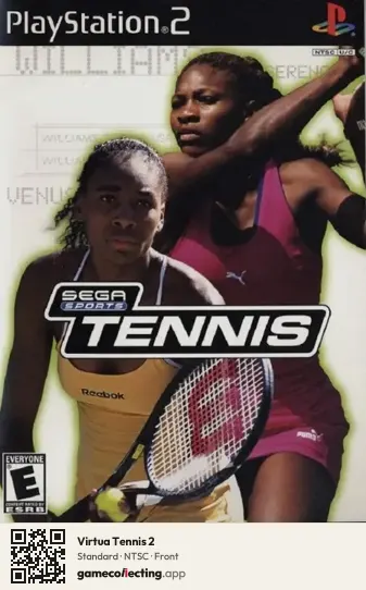 Virtua Tennis 2 PlayStation 2, NTSC box front