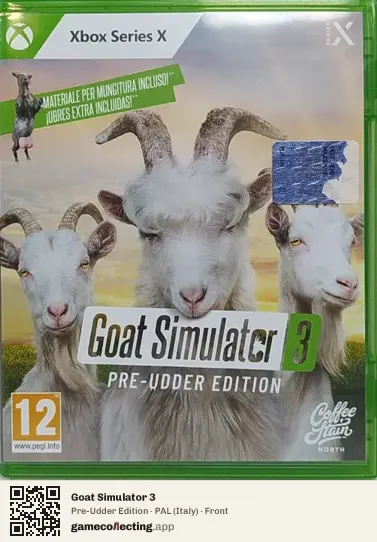 Goat Simulator 3 Xbox Series X, Italy box front