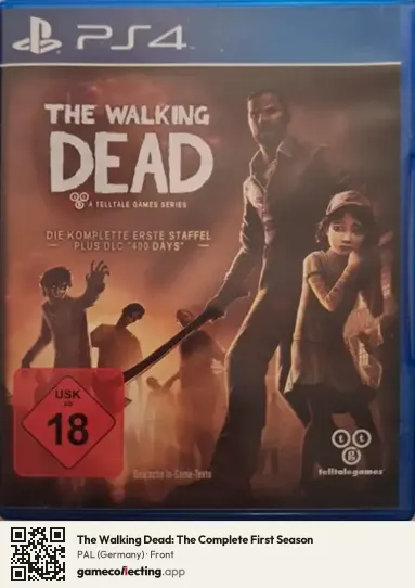 The Walking Dead: The Complete First Season PlayStation 4, Germany box front
