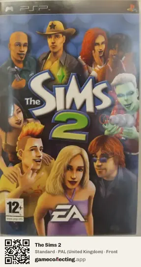 The Sims 2 PlayStation Portable, United Kingdom box front