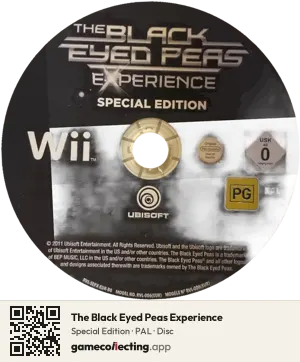 The Black Eyed Peas Experience Nintendo Wii, PAL disc