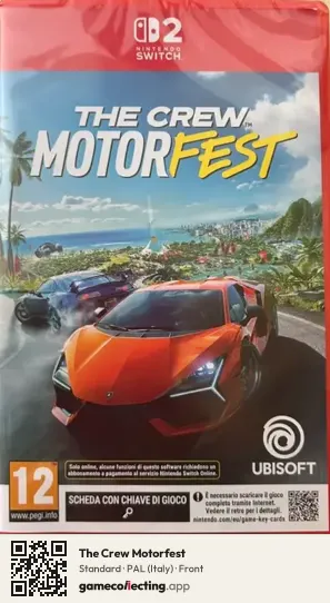 The Crew Motorfest Nintendo Switch 2, Italy box front