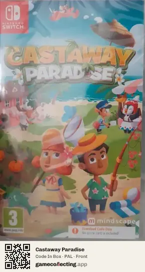 Castaway Paradise Nintendo Switch, PAL box front
