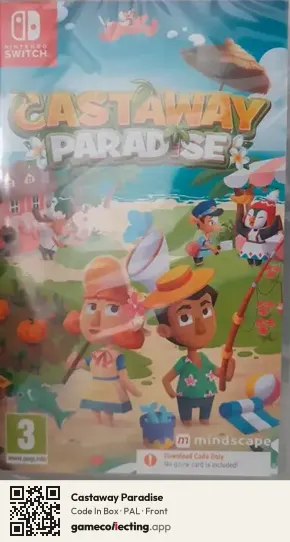 Castaway Paradise Nintendo Switch, PAL box front