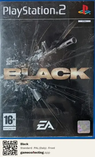 Black PlayStation 2, Italy box front