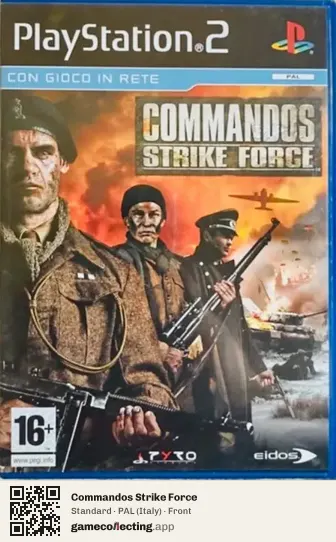 Commandos Strike Force PlayStation 2, Italy box front