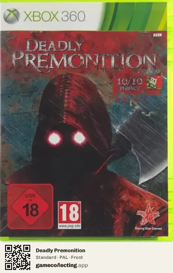 Deadly Premonition Xbox 360, PAL box front