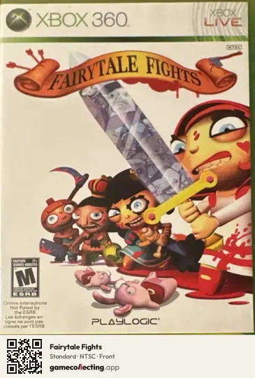 Fairytale Fights Xbox 360, NTSC box front