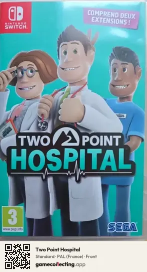 Two Point Hospital Nintendo Switch, France box front