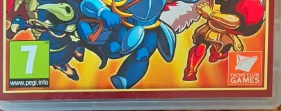 Shovel Knight: Treasure Trove, the PEGI square on its front