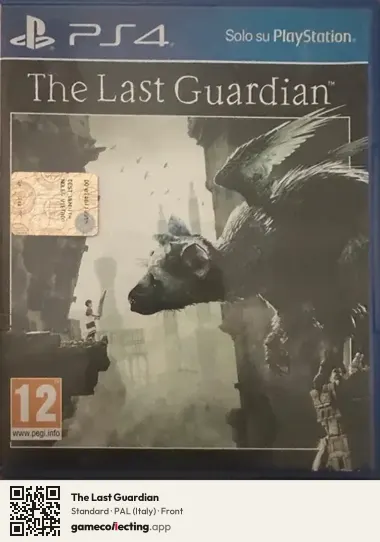 The Last Guardian PlayStation 4, Italy box front