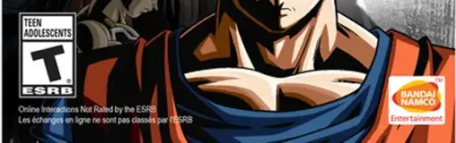 Dragon Ball Xenoverse 2, the ESRB box on its front