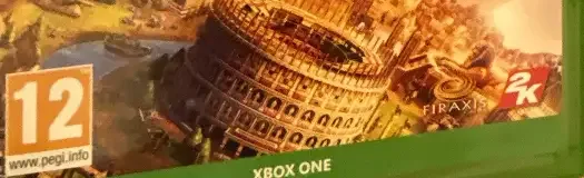 Sid Meier's Civilization VI, the PEGI square on its front